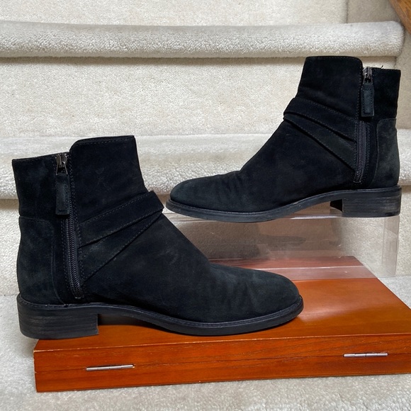 aquatalia bree suede weatherproof ankle boots - Picture 3 of 15